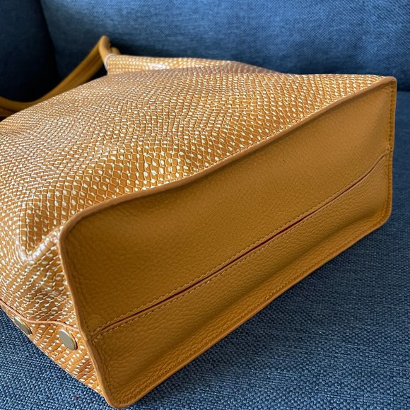 Hammitt Oliver Large Snake Embossed Tote Bag - Picture 7 of 10